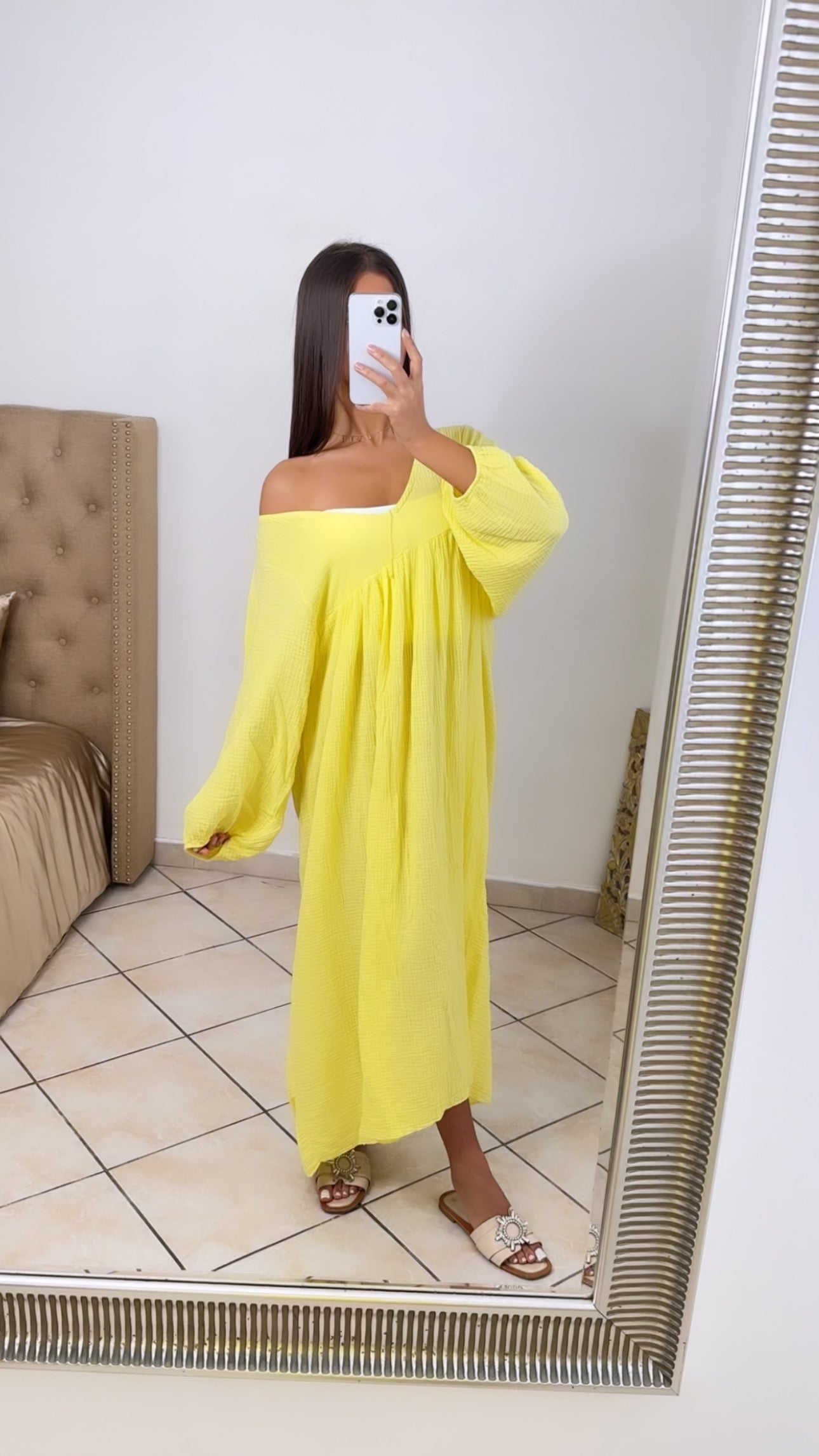 POUPETTE yellow dress