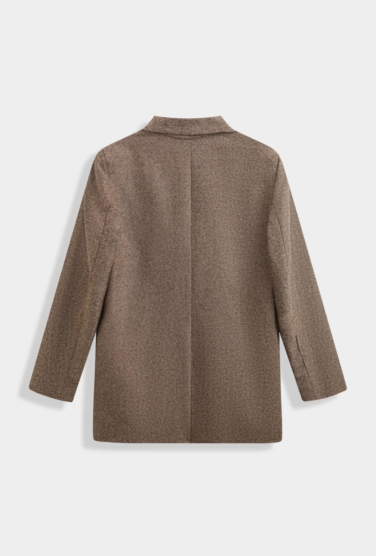 Ensemble blazer oversize et short effet laine [TAUPE]