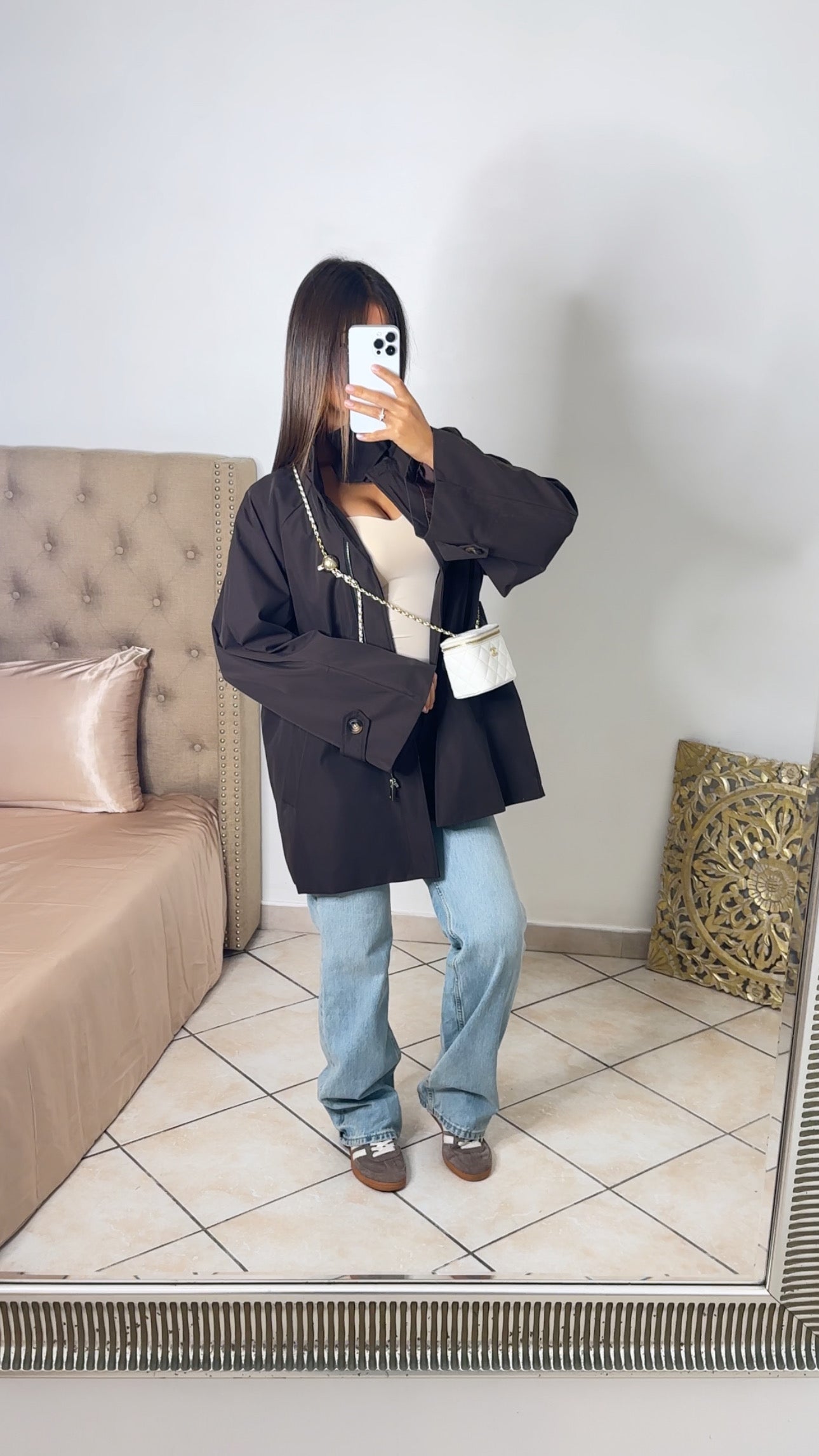 Trench court oversize [MARRON]