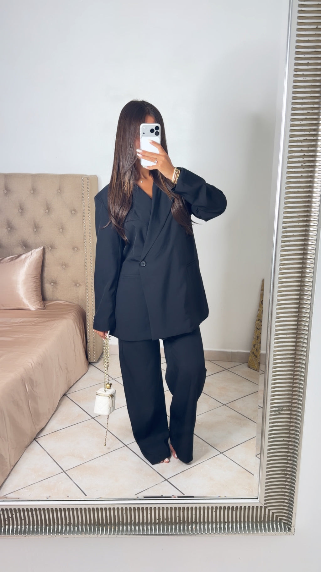 Ensemble tailleur oversize [NOIR]
