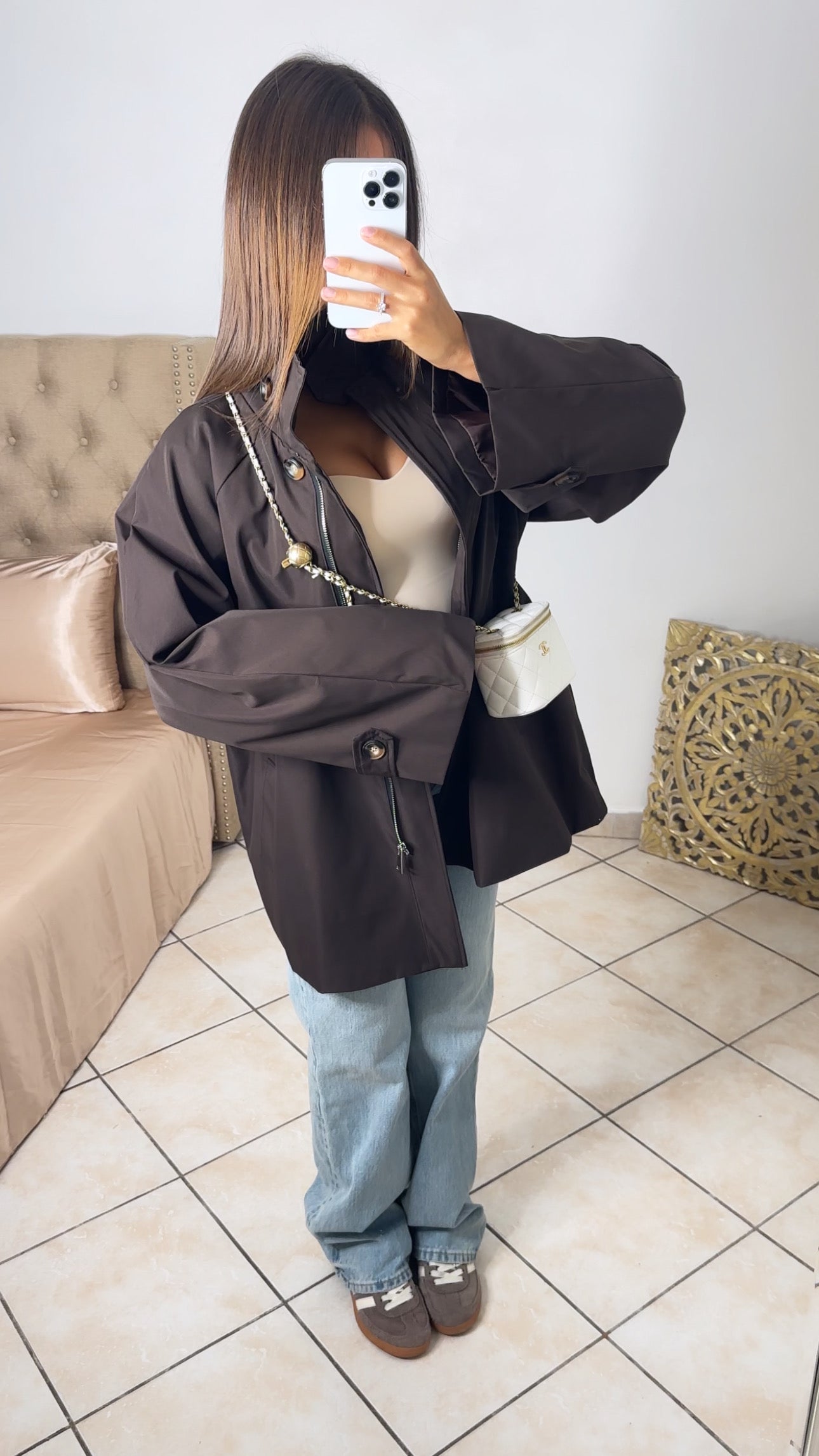 Trench court oversize [MARRON]