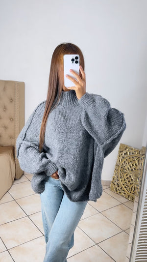 Pull long NAYA [GRIS]