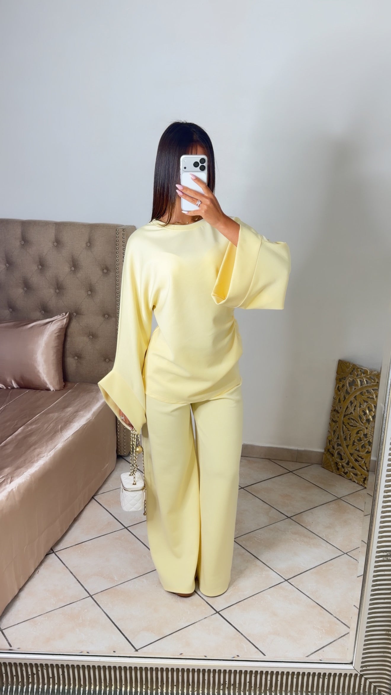 Ensemble cosy ample [JAUNE]