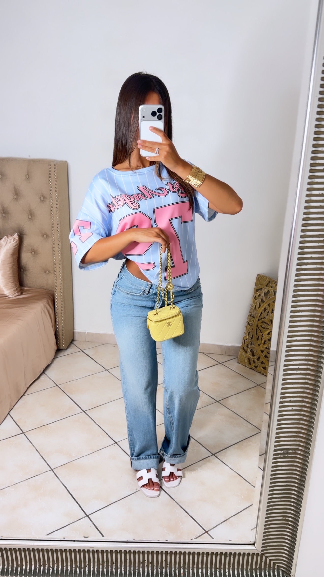 T-shirt Oversize LA [BLEU]
