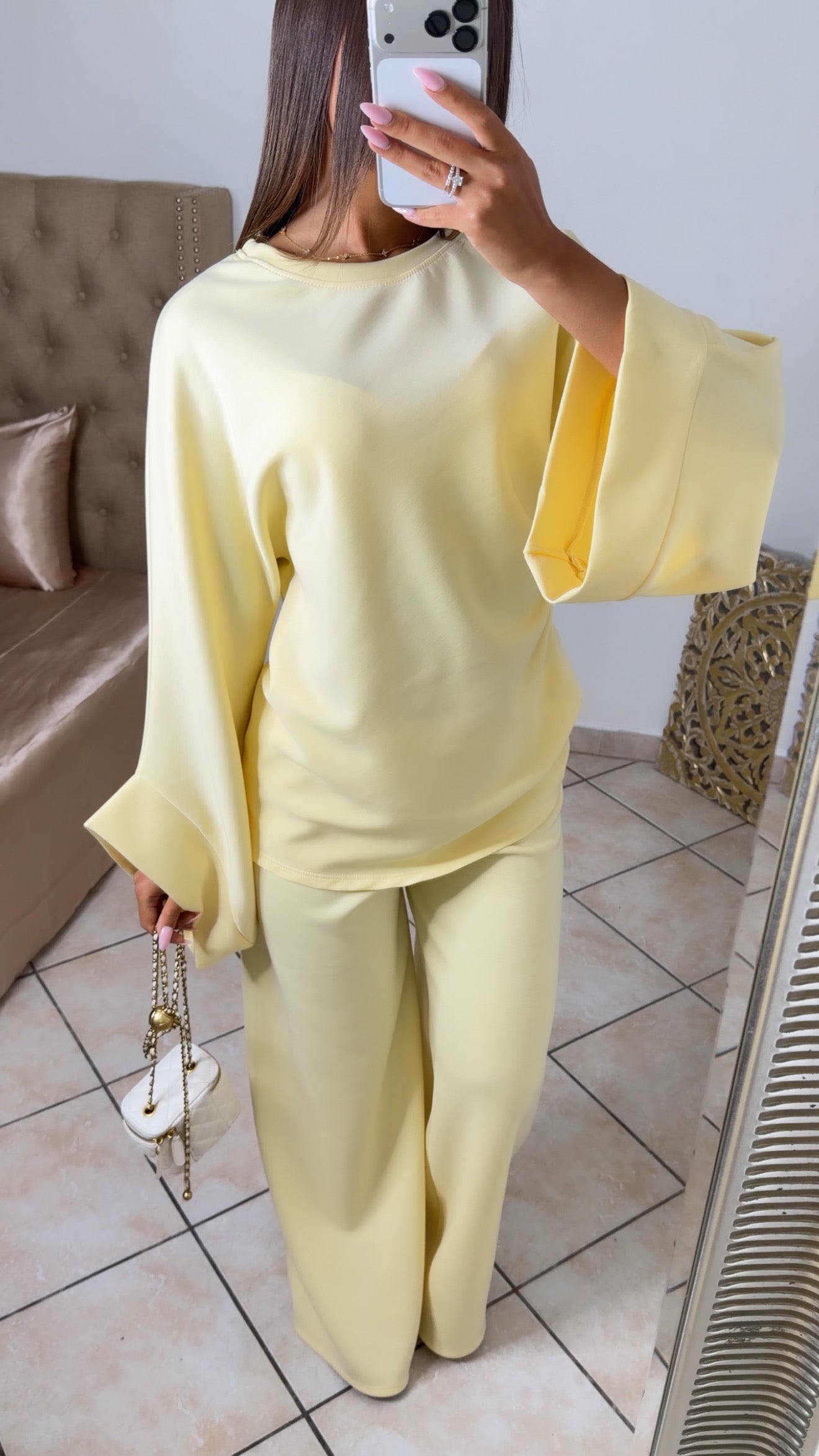 Ensemble cosy ample [JAUNE]