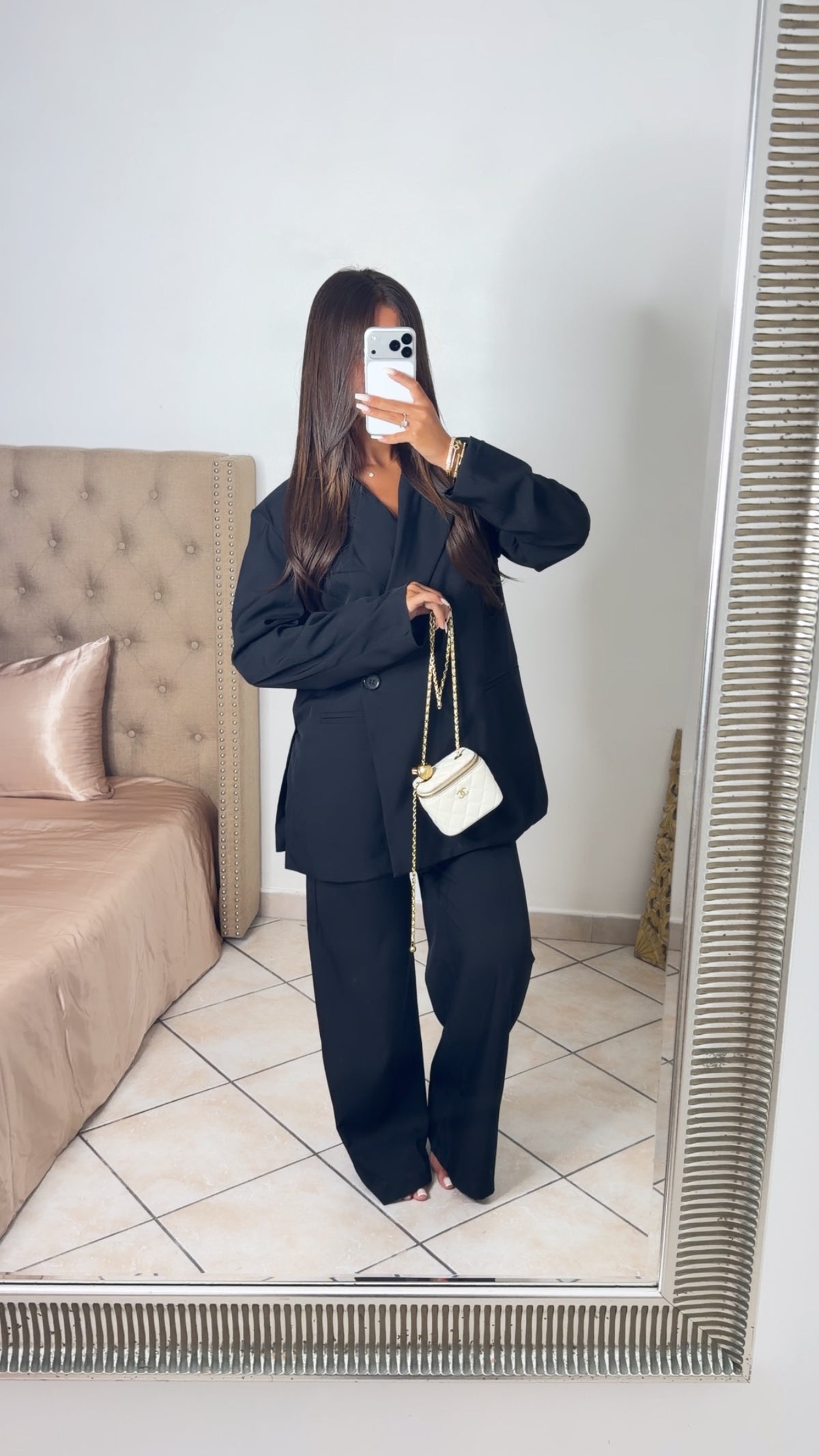 Ensemble tailleur oversize [NOIR]