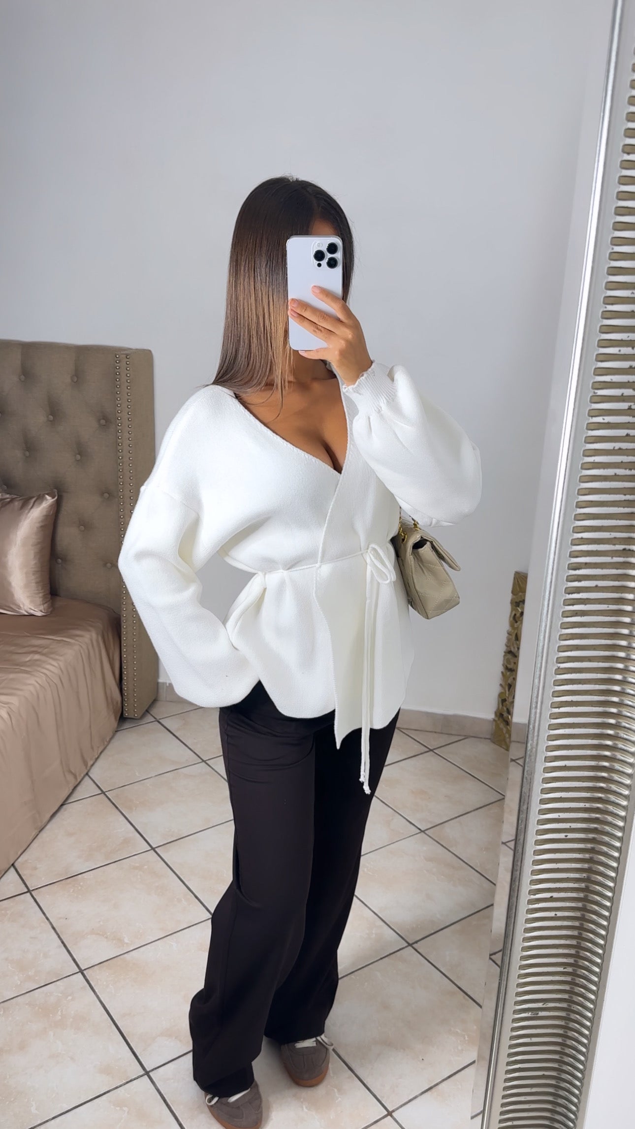Gilet à nouer [BLANC]