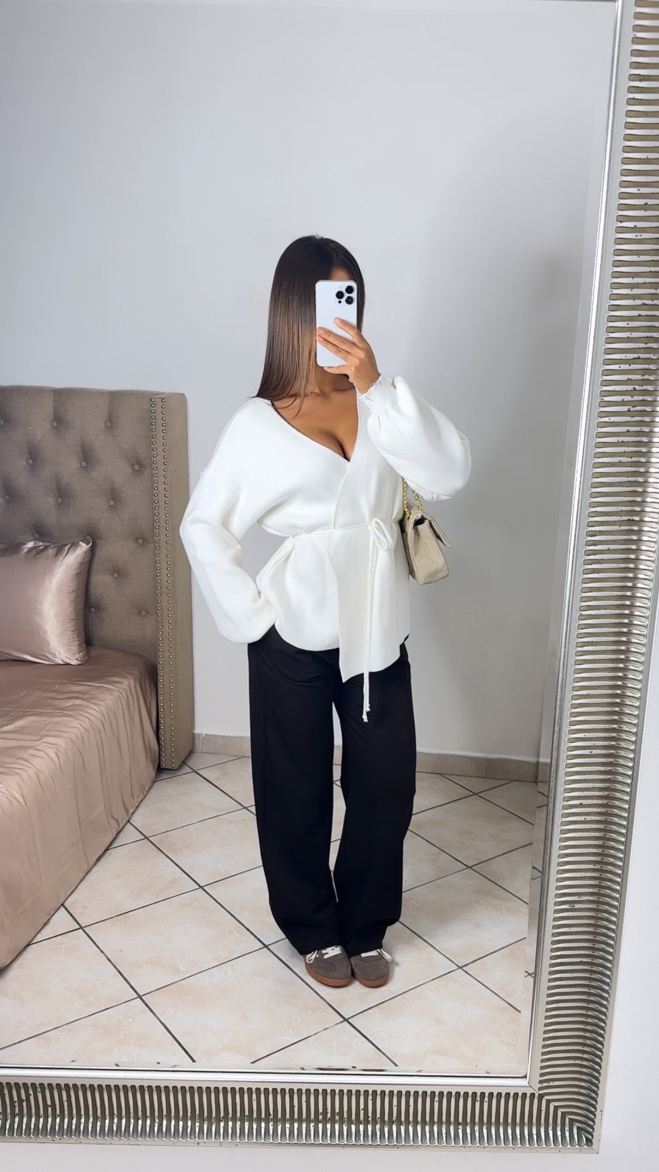 Gilet à nouer [BLANC]