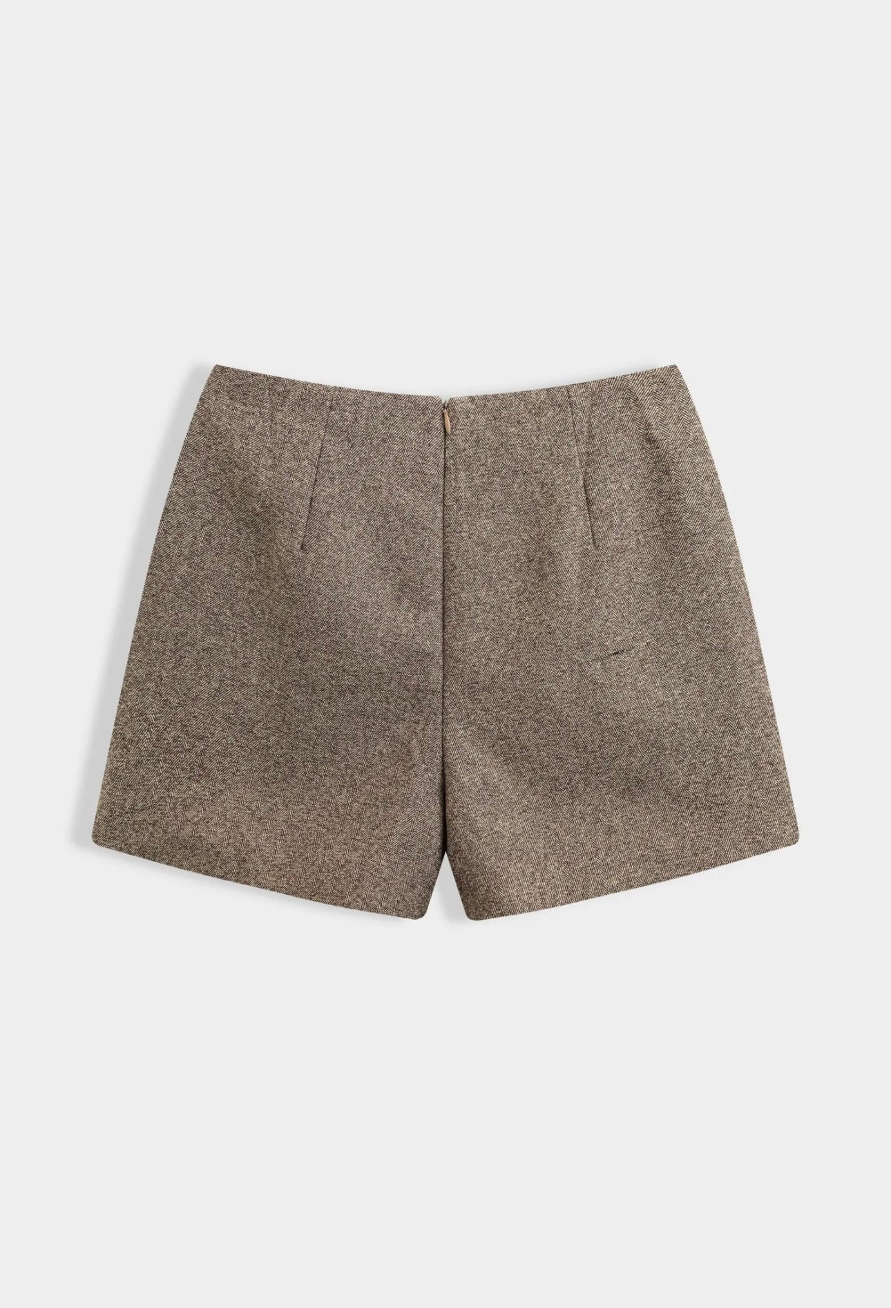 Ensemble blazer oversize et short effet laine [TAUPE]