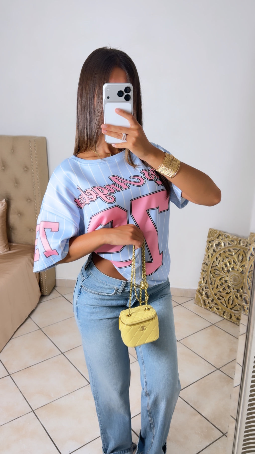 T-shirt Oversize LA [BLEU]