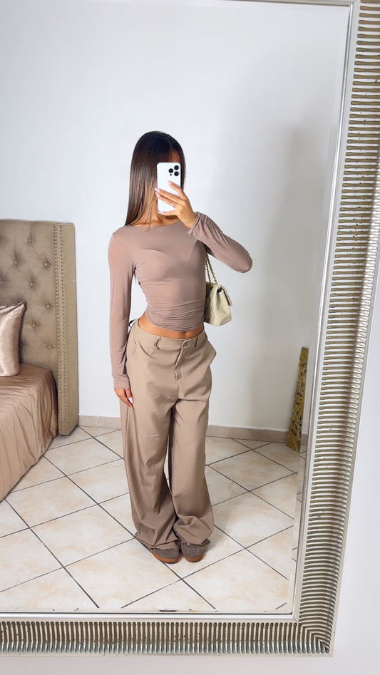 Top cachemire transparent [TAUPE] #76