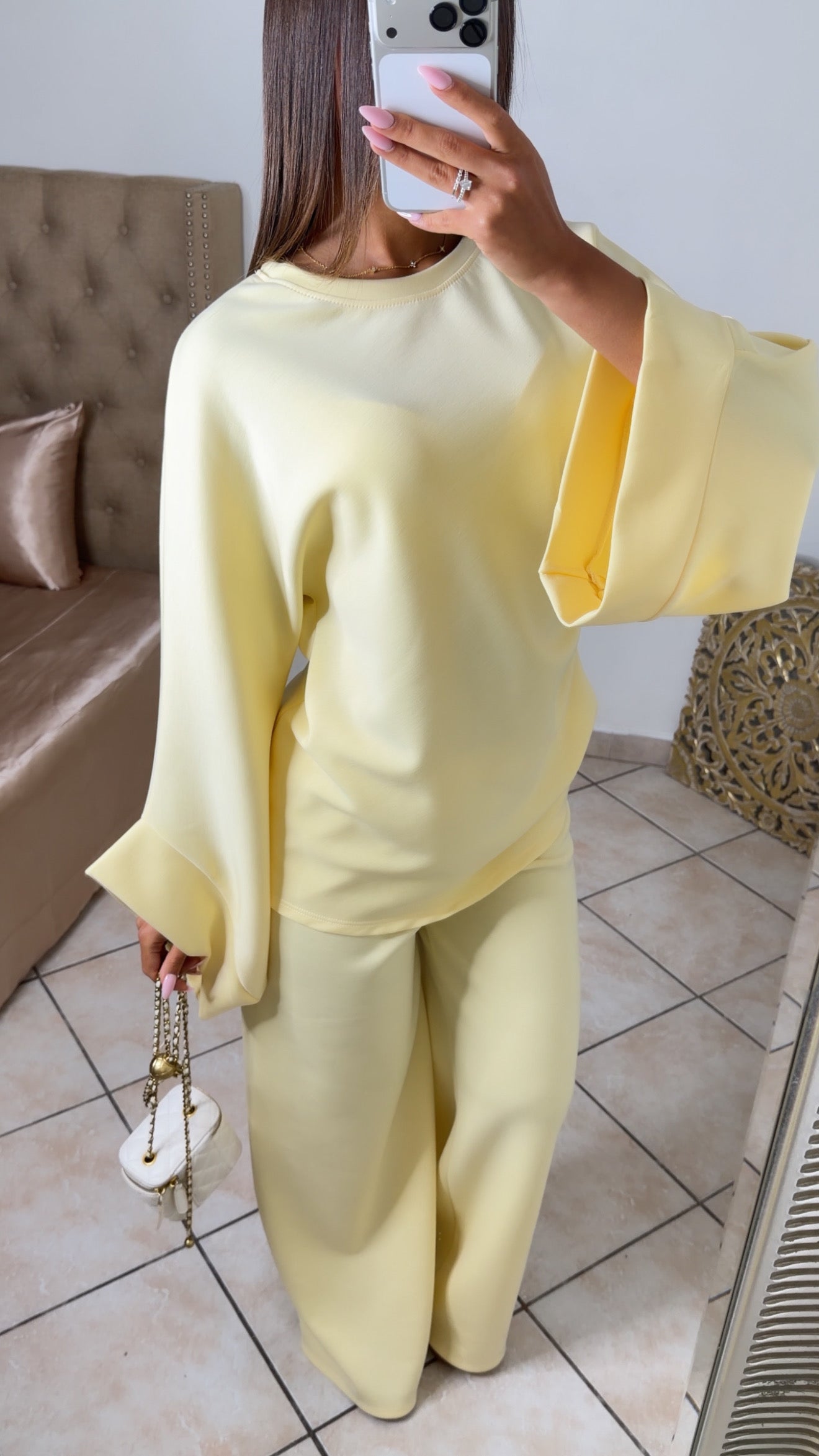 Ensemble cosy ample [JAUNE]