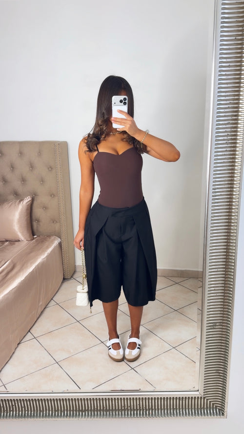 Bermuda effet doublé [NOIR]