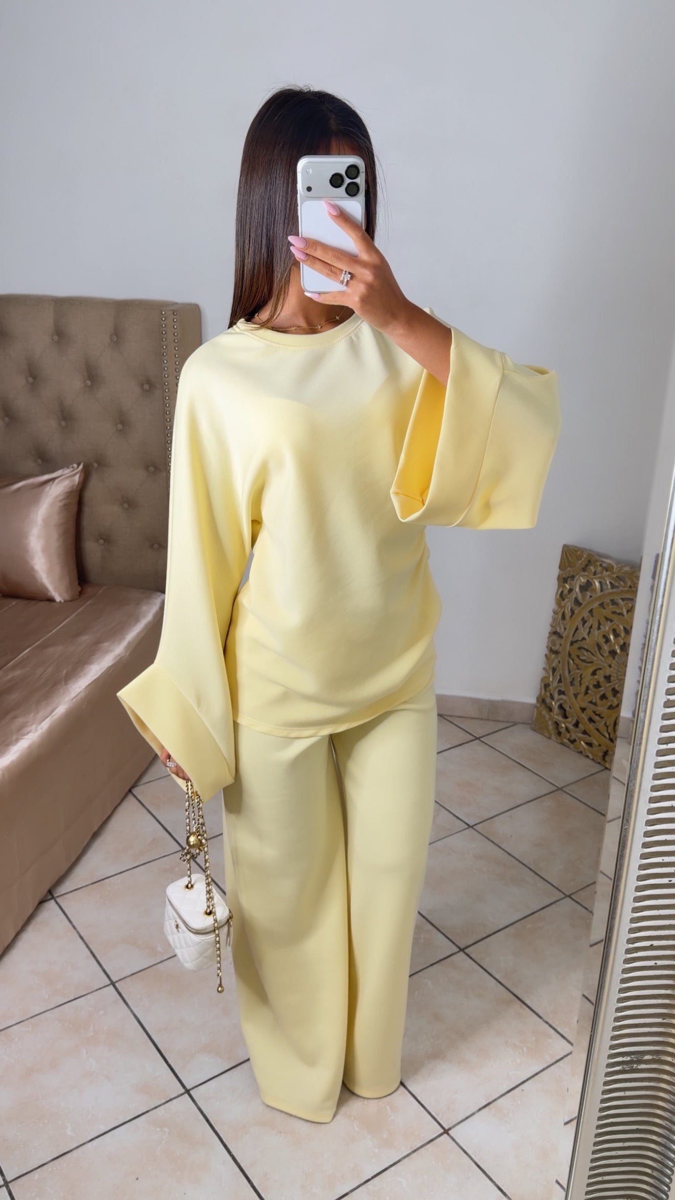 Ensemble cosy ample [JAUNE]