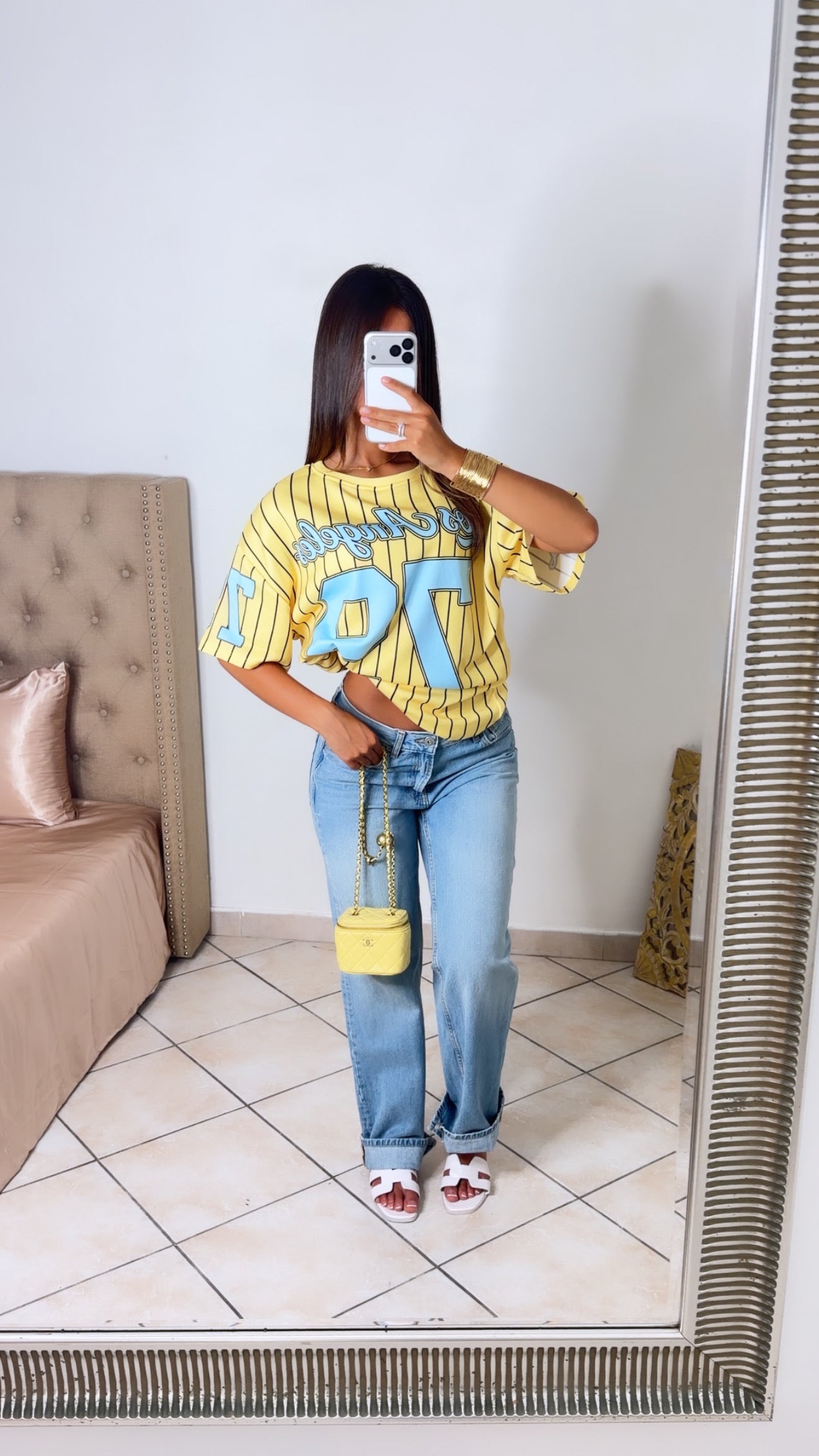 T-shirt Oversize LA [JAUNE]