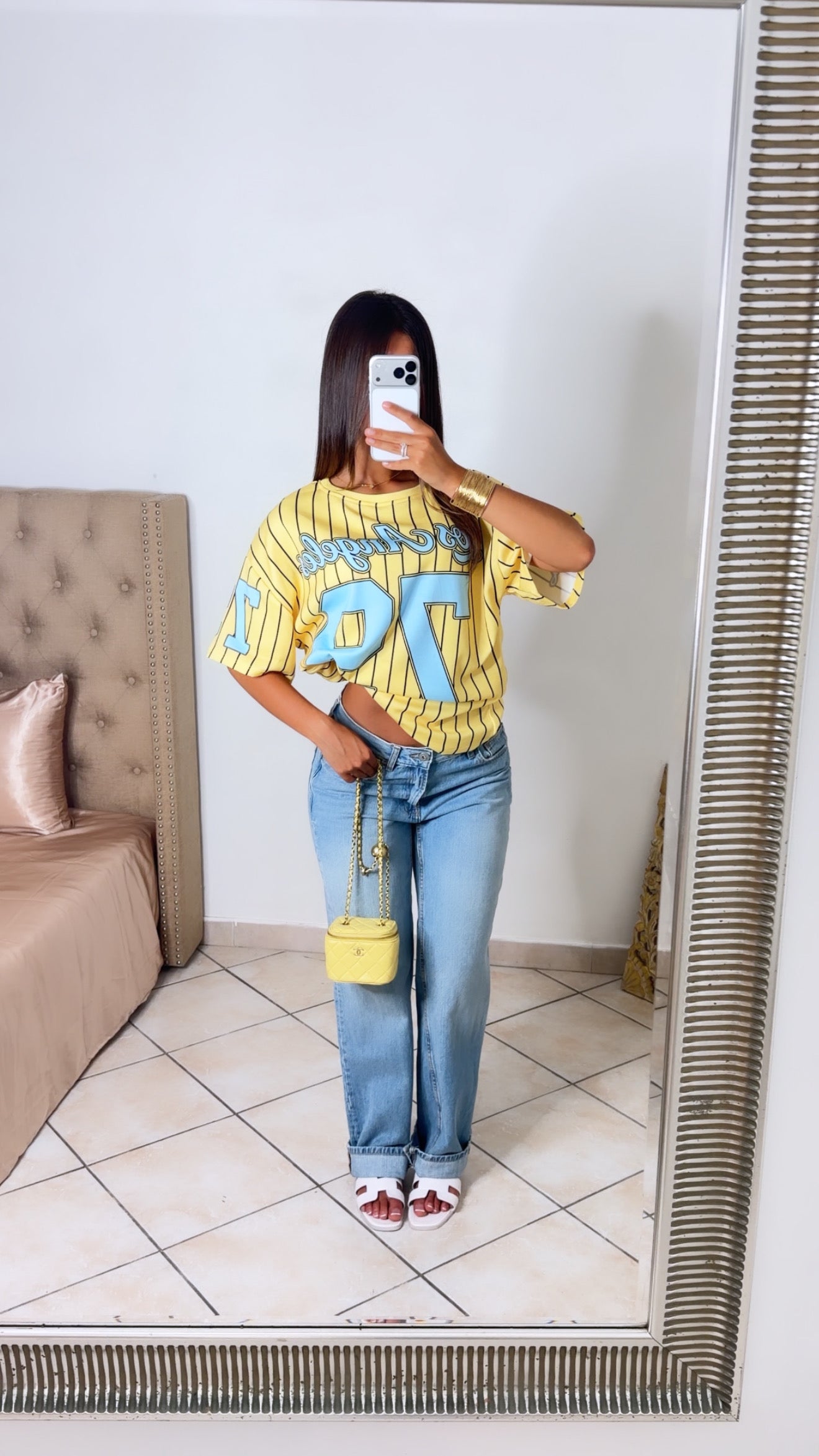 T-shirt Oversize LA [JAUNE]