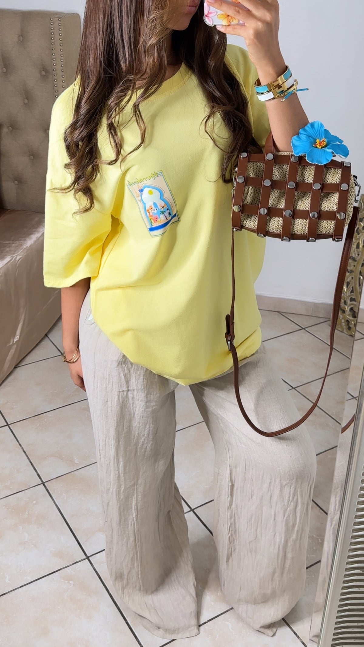 T-shirt Marrakech [JAUNE]