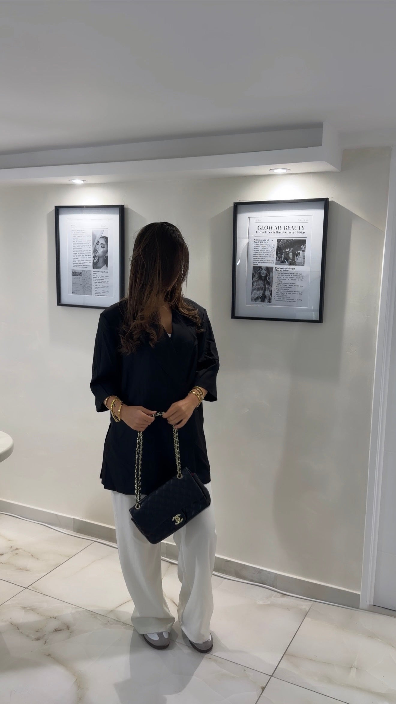 Blazer manches courtes [NOIR]