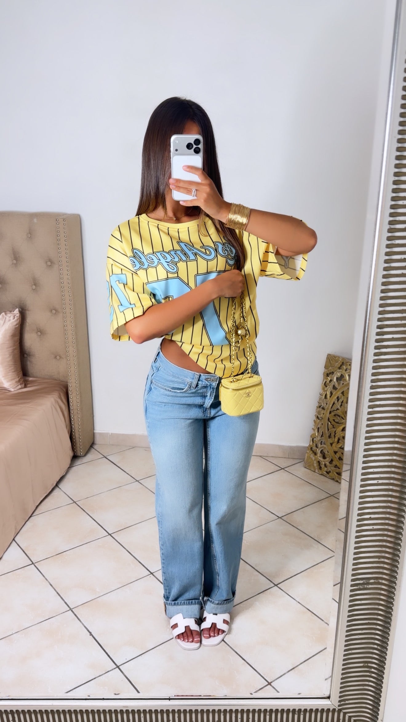 T-shirt Oversize LA [JAUNE]