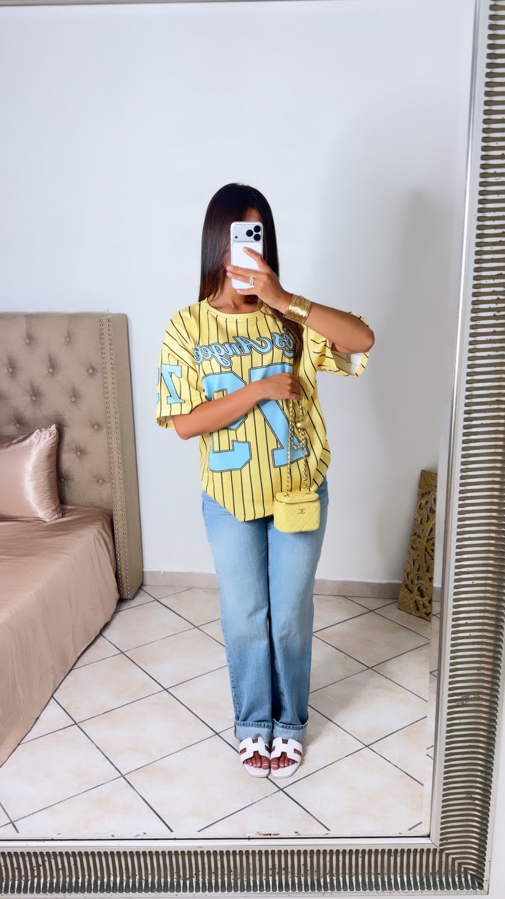 T-shirt Oversize LA [JAUNE]