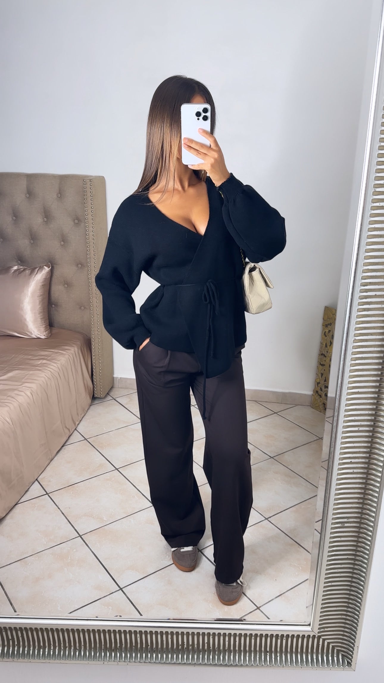 Gilet à nouer [NOIR]