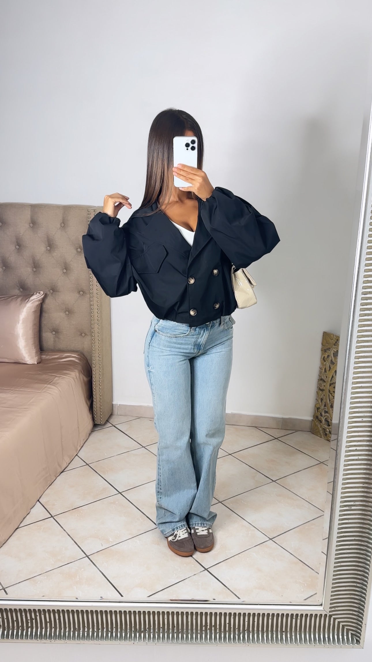 Trench court oversize [NOIR]