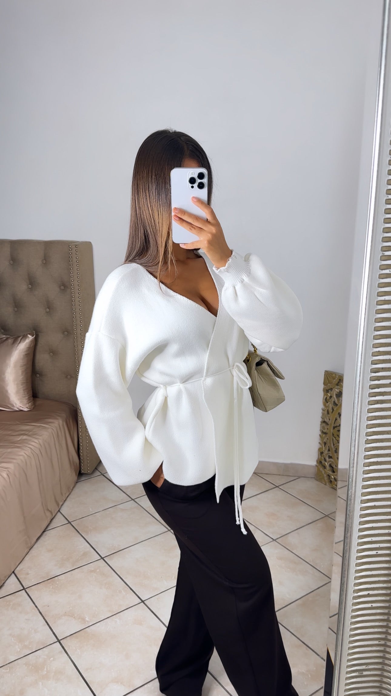 Gilet à nouer [BLANC]