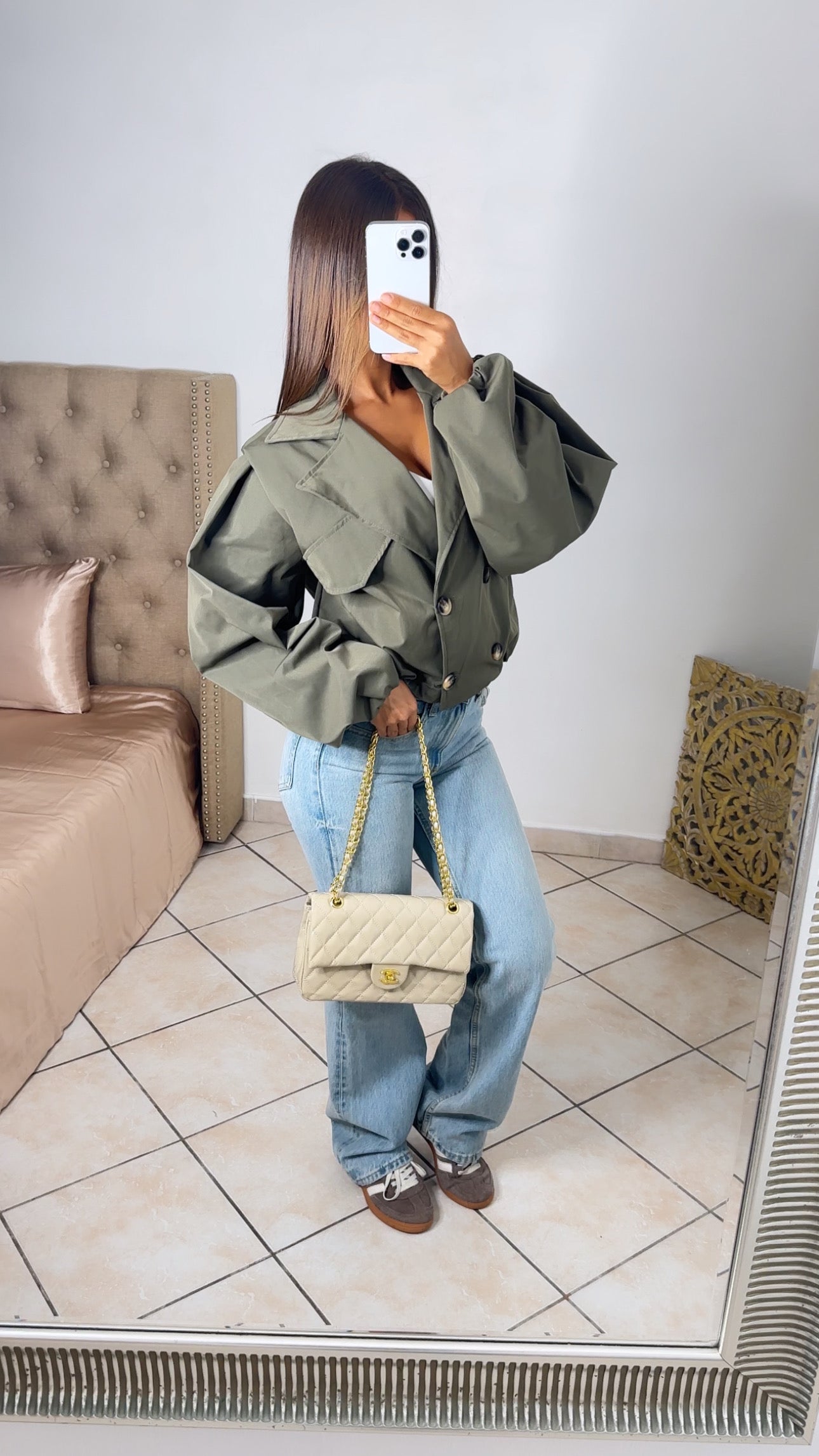 Trench court oversize [KAKI]