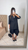 Blazer manches courtes [NOIR]