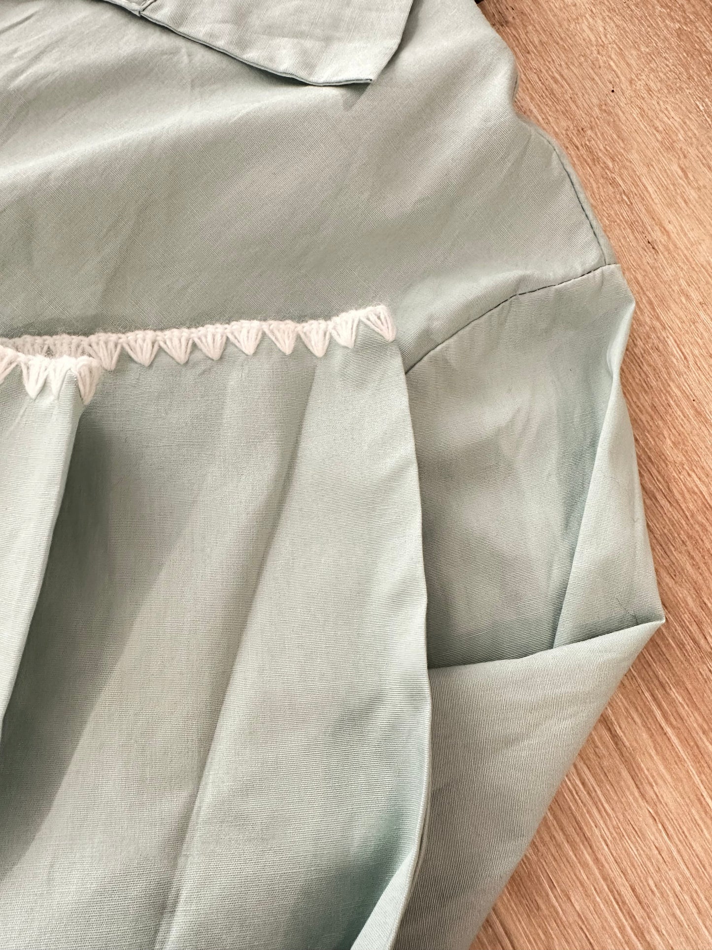 Ensemble a détails broderie [KAKI]